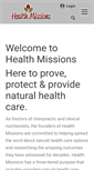 Mobile Screenshot of healthmissions.org